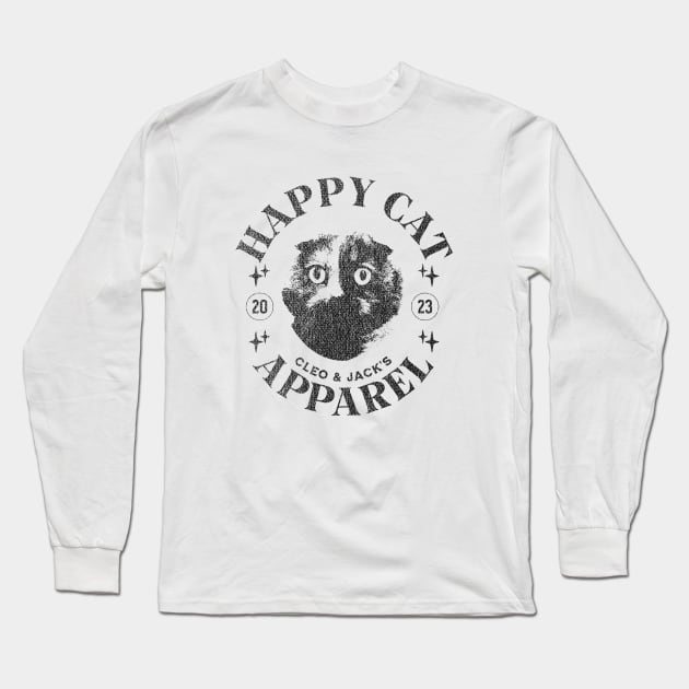 Happy Cat Cleo and Jack Long Sleeve T-Shirt by Life With Cleo and Jack